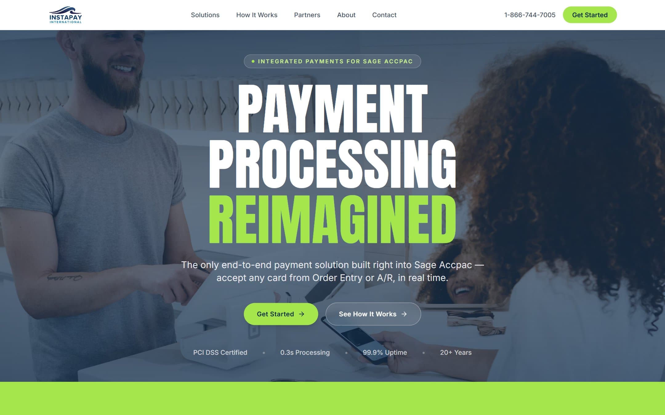 InstaPay website preview